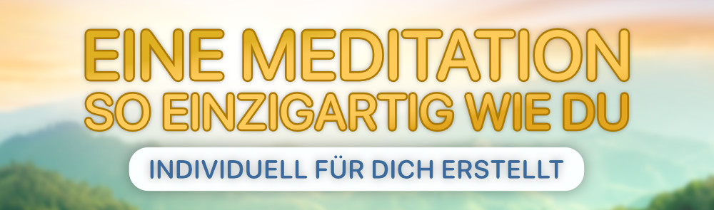 Eine Meditation so einzigartig wie du - eine Meditation individuell für dich erstellt