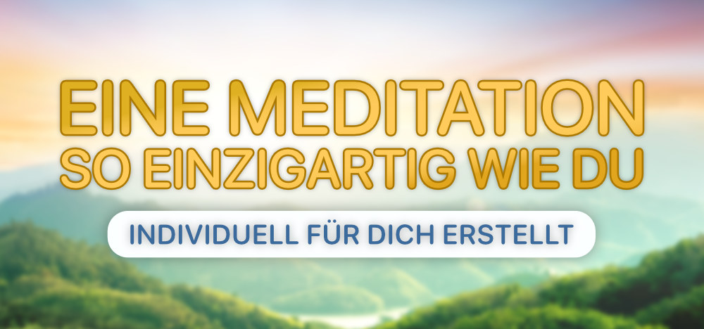 Eine Meditation so einzigartig wie du - eine Meditation individuell für dich erstellt